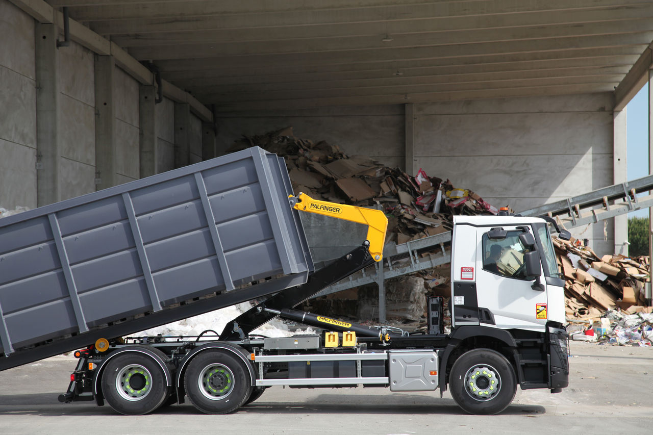 power unit at recycling center