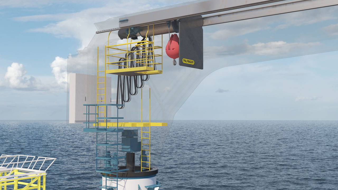 Fully electric jib crane