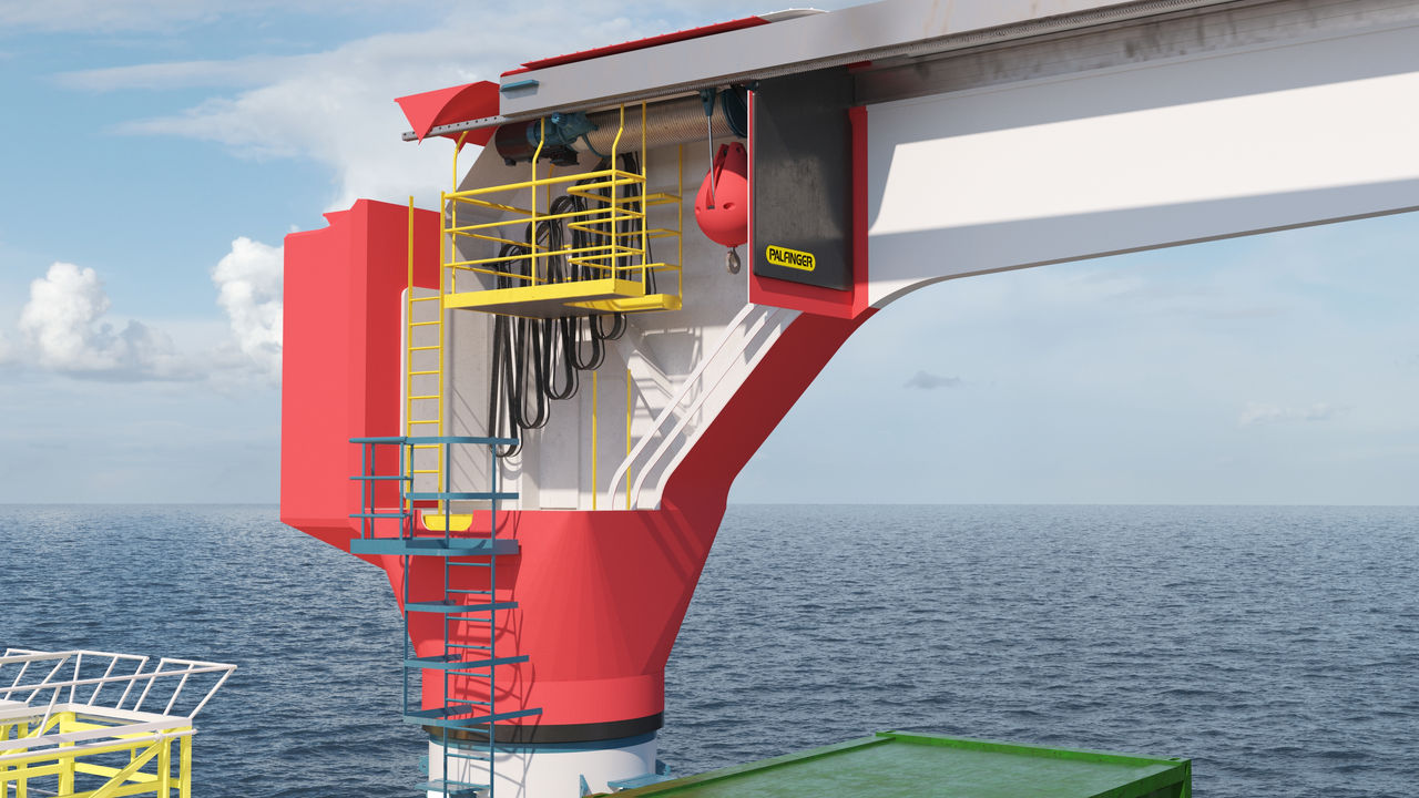 Fully electric jib crane